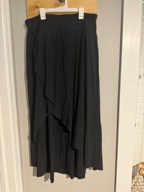 Halara Maxi SKORT Black Ruffled Maxi Skirt - Women, NWT, XL